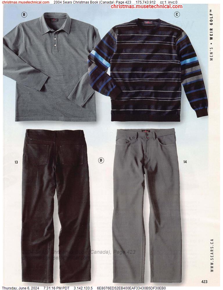 2004 Sears Christmas Book (Canada), Page 423
