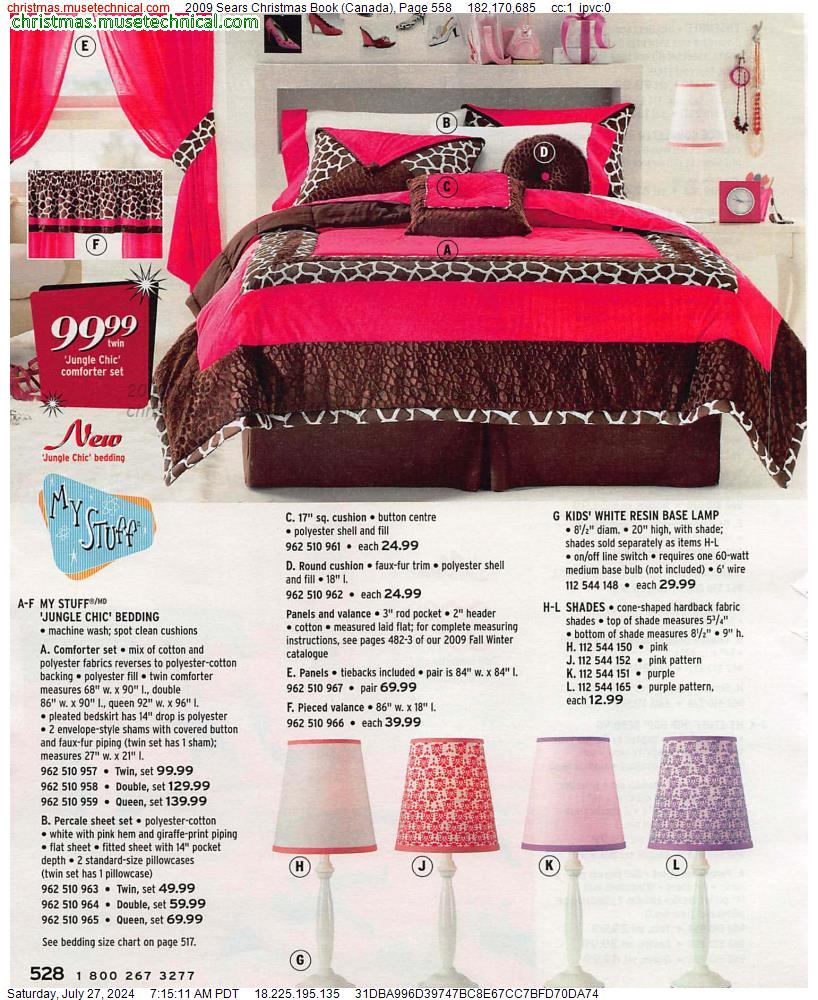 2009 Sears Christmas Book (Canada), Page 558