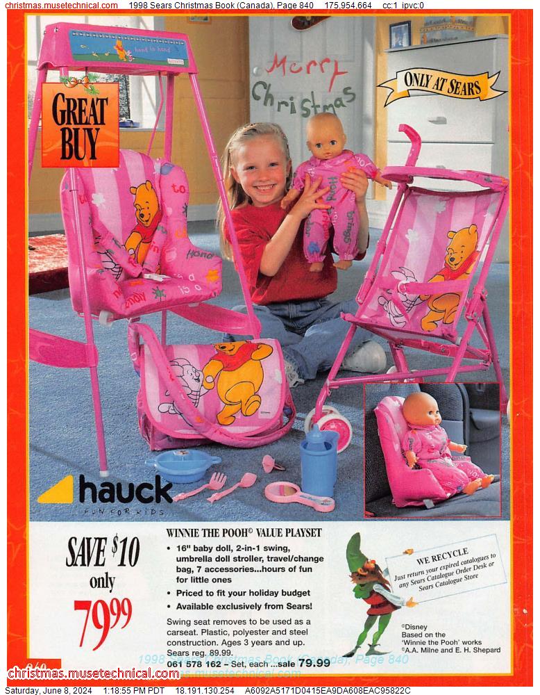 1998 Sears Christmas Book (Canada), Page 840