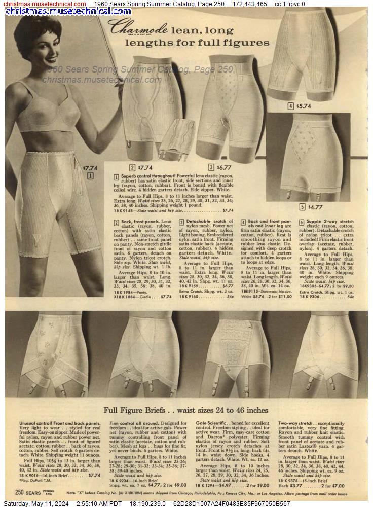 1960 Sears Spring Summer Catalog, Page 250