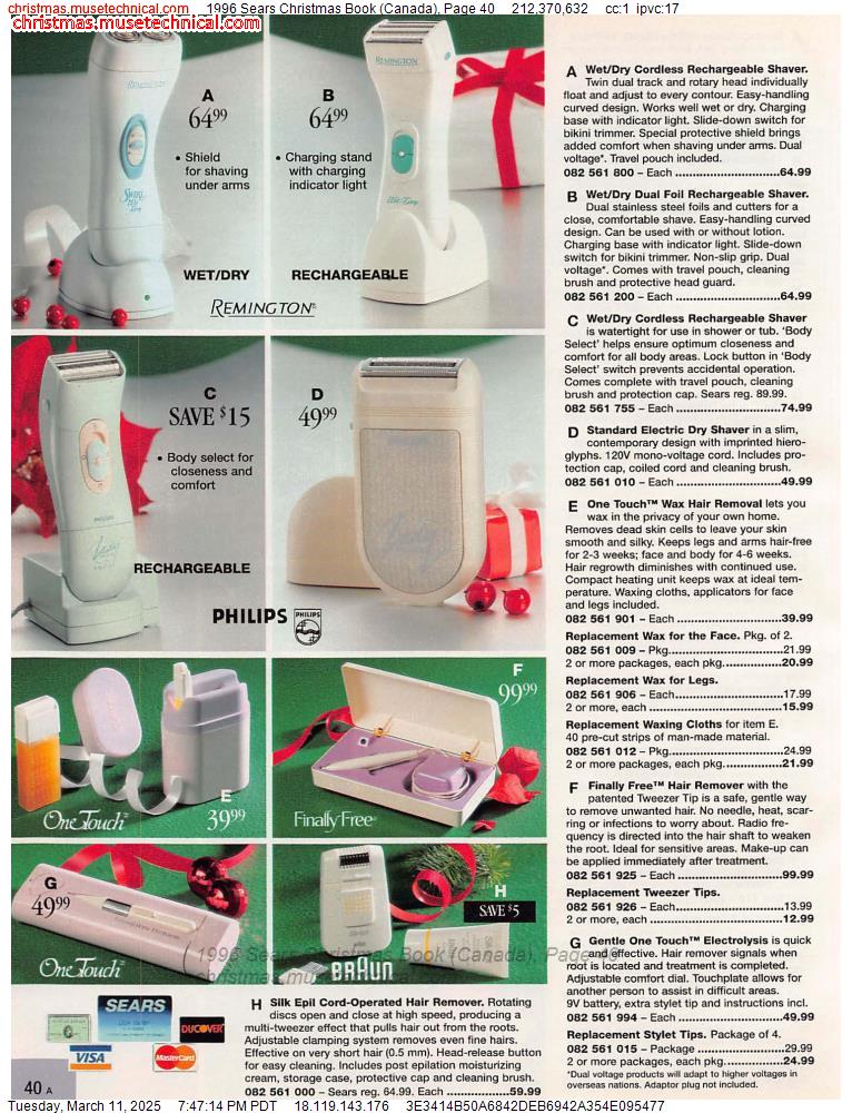 1996 Sears Christmas Book (Canada), Page 40