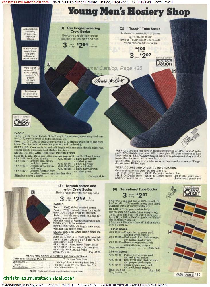 1976 Sears Spring Summer Catalog, Page 425