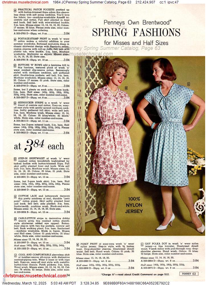 1964 JCPenney Spring Summer Catalog, Page 63