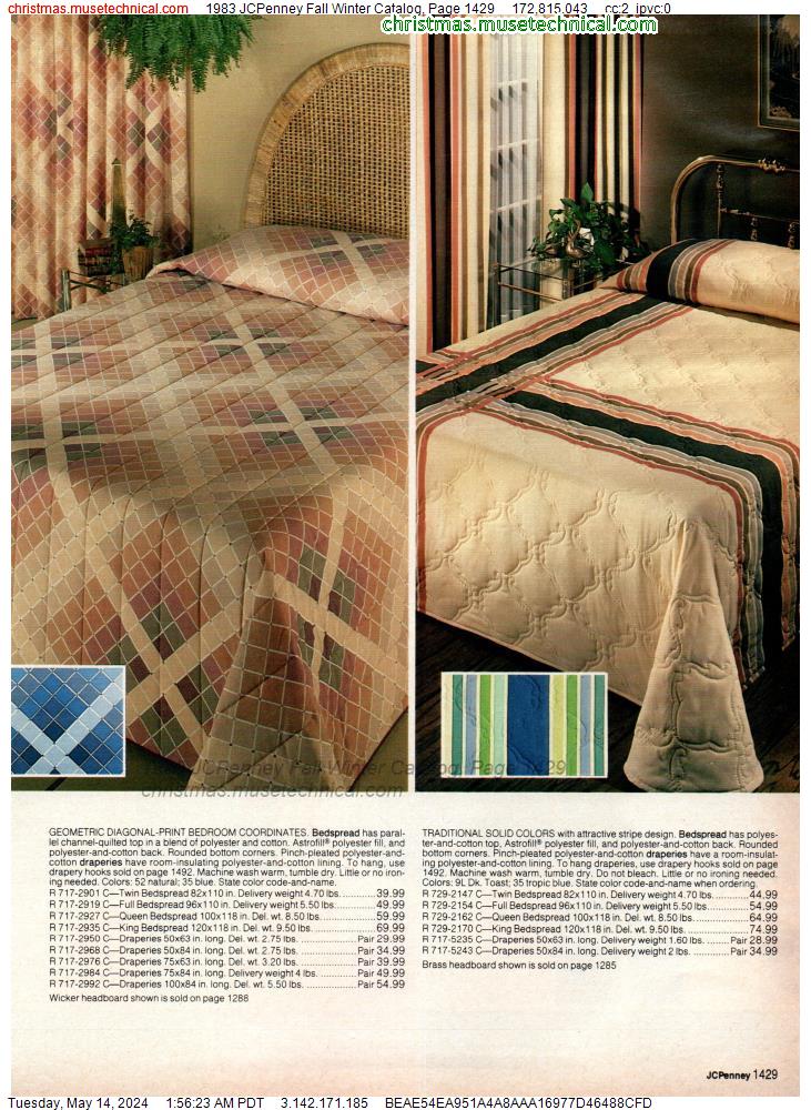 1983 JCPenney Fall Winter Catalog, Page 1429
