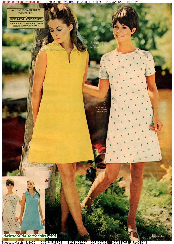 1970 JCPenney Summer Catalog, Page 61