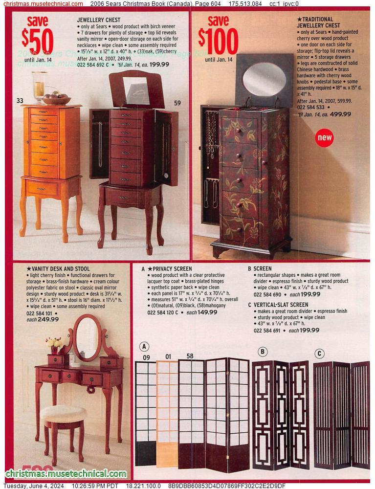 2006 Sears Christmas Book (Canada), Page 604