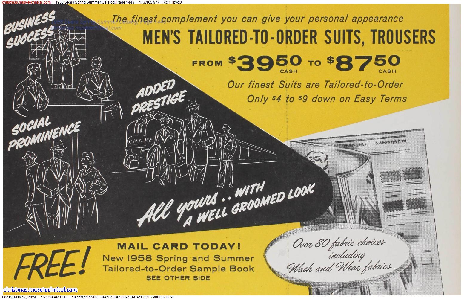 1958 Sears Spring Summer Catalog, Page 1443