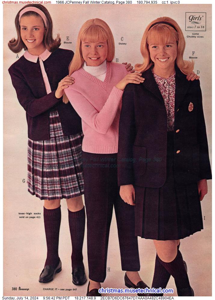 1966 JCPenney Fall Winter Catalog, Page 380