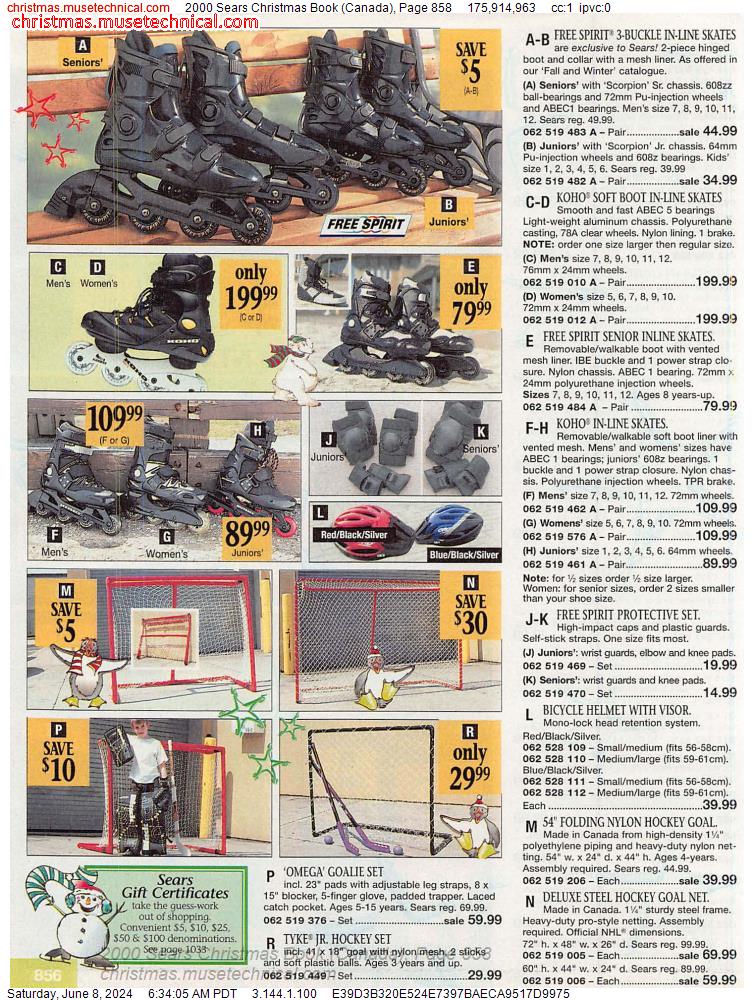 2000 Sears Christmas Book (Canada), Page 858