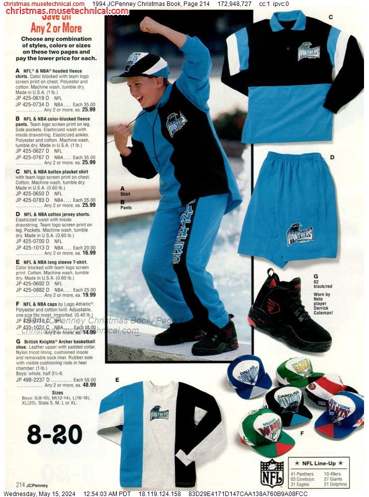 1994 JCPenney Christmas Book, Page 214