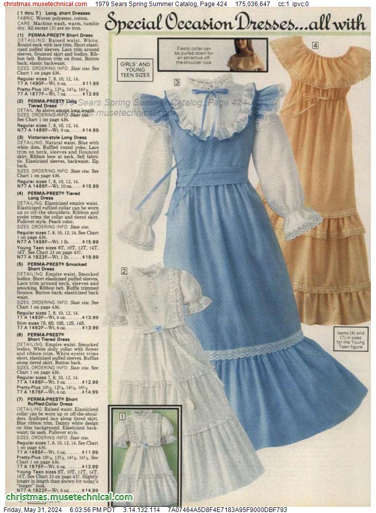 1979 Sears Spring Summer Catalog, Page 424