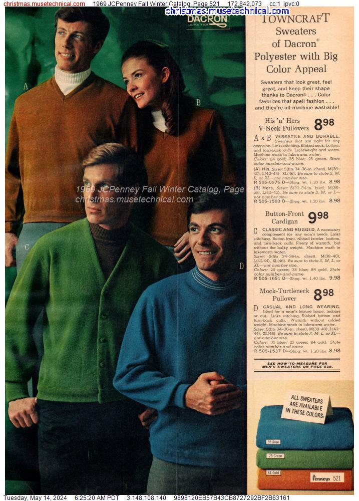 1969 JCPenney Fall Winter Catalog, Page 521