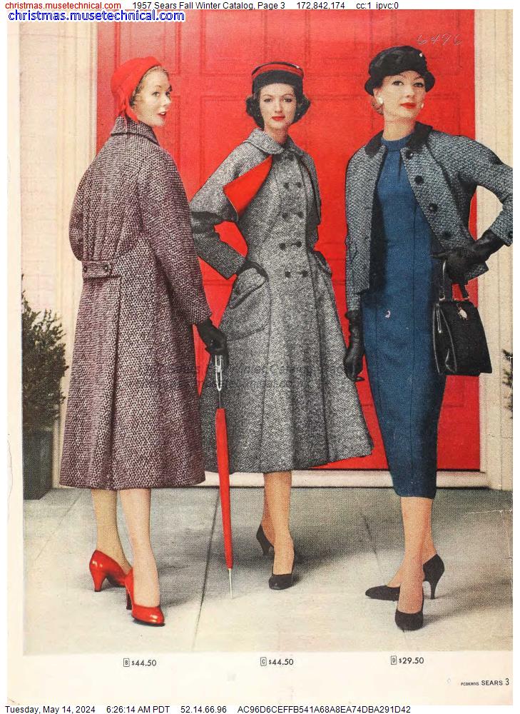 1957 Sears Fall Winter Catalog, Page 3