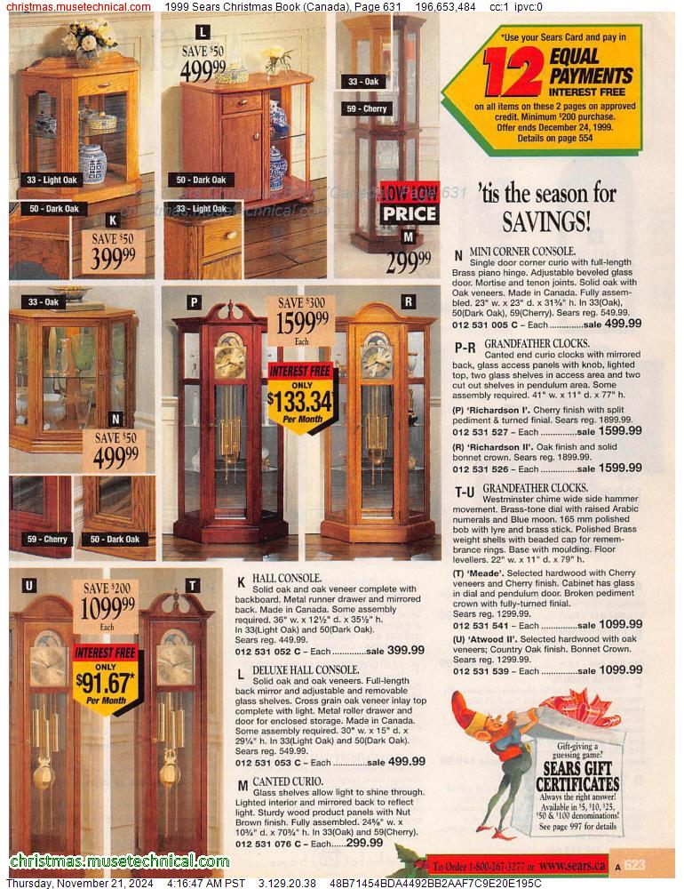 1999 Sears Christmas Book (Canada), Page 631