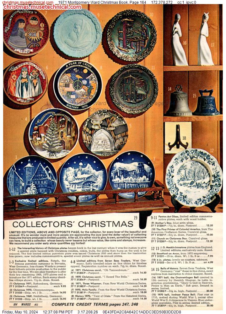 1971 Montgomery Ward Christmas Book, Page 164