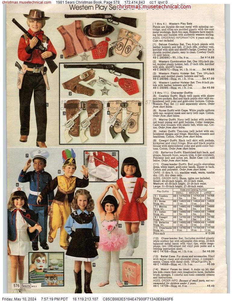 1981 Sears Christmas Book, Page 578