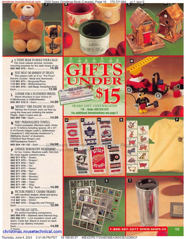 2000 Sears Christmas Book (Canada), Page 19