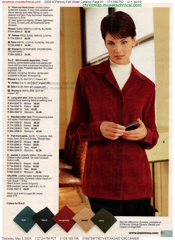 2000 JCPenney Fall Winter Catalog, Page 81