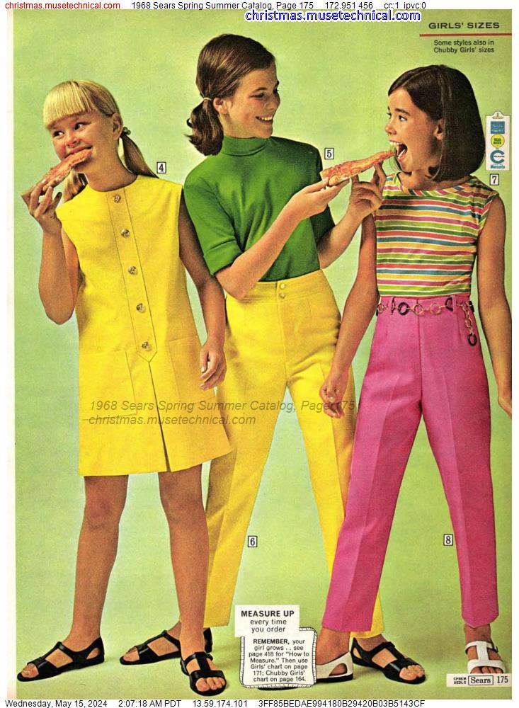 1968 Sears Spring Summer Catalog, Page 175