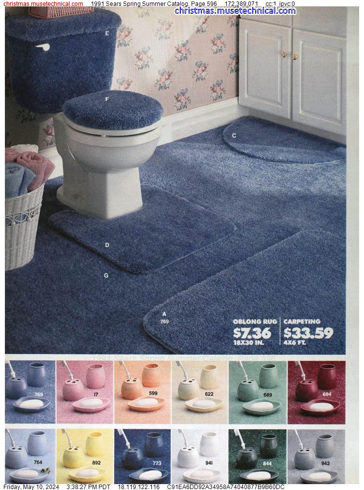 1991 Sears Spring Summer Catalog, Page 596