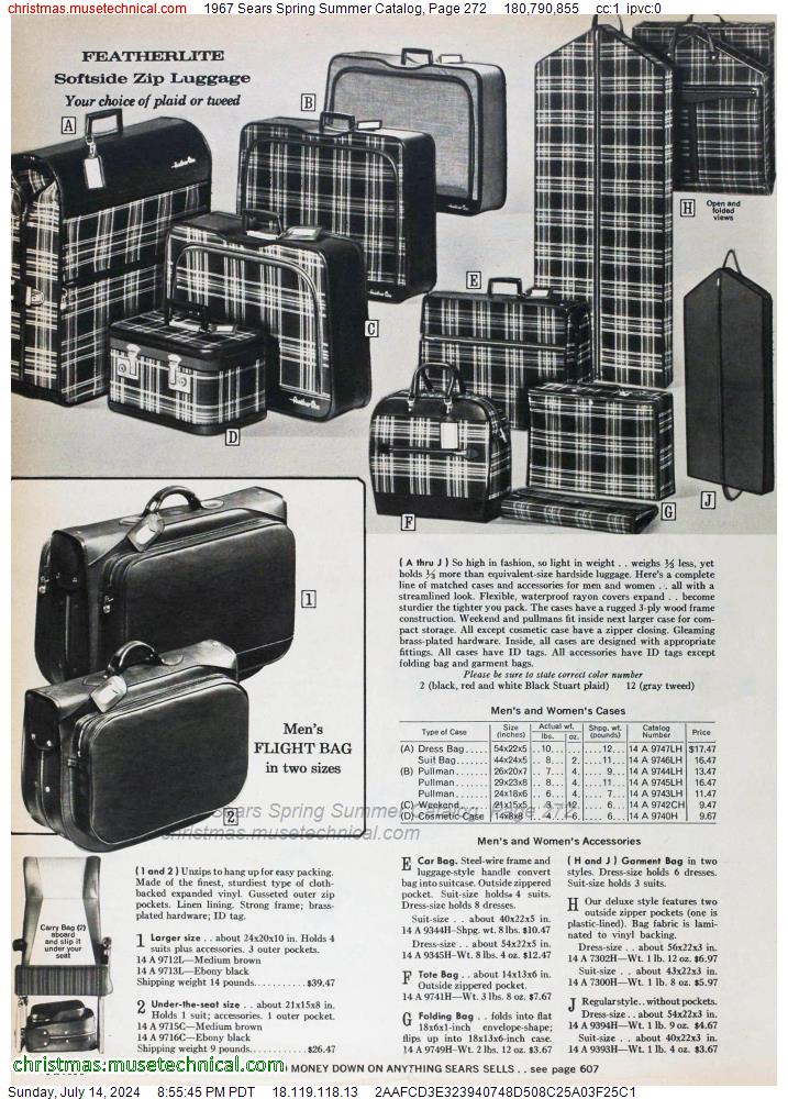 1967 Sears Spring Summer Catalog, Page 272