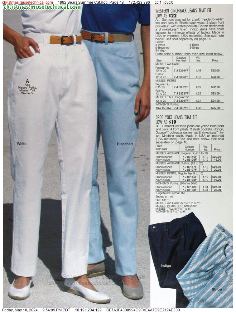 1992 Sears Summer Catalog, Page 48
