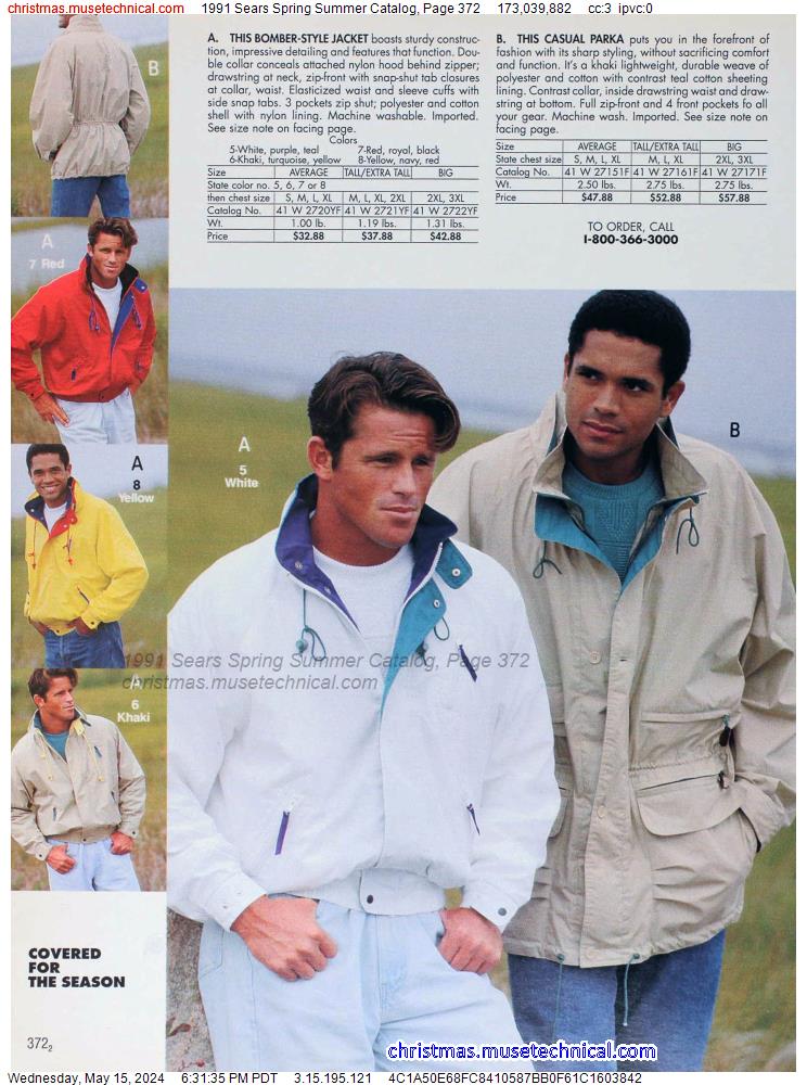 1991 Sears Spring Summer Catalog, Page 372
