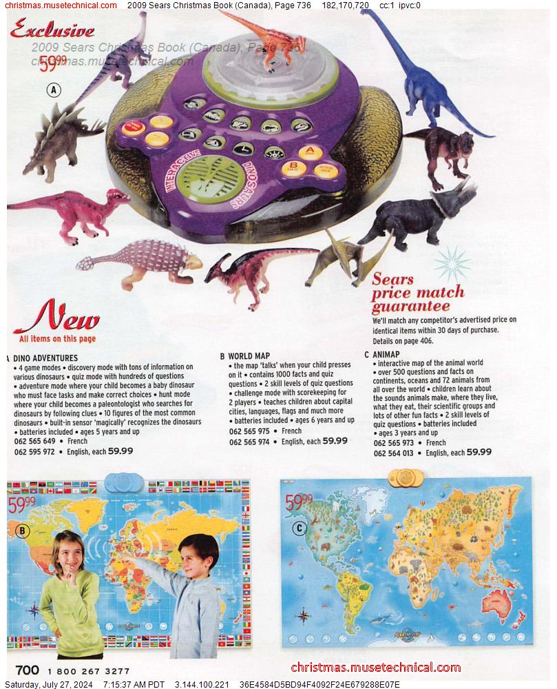 2009 Sears Christmas Book (Canada), Page 736