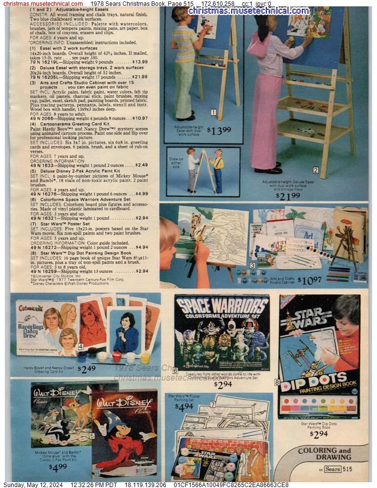 1978 Sears Christmas Book, Page 515