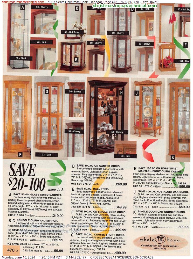 1997 Sears Christmas Book (Canada), Page 476