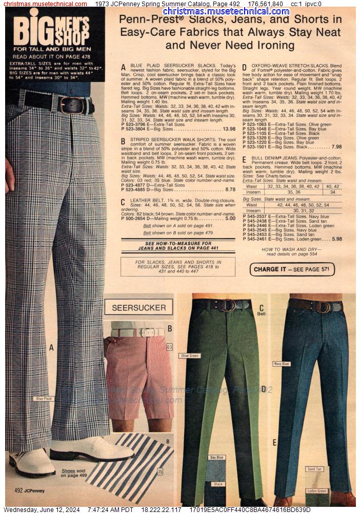 1973 JCPenney Spring Summer Catalog, Page 492