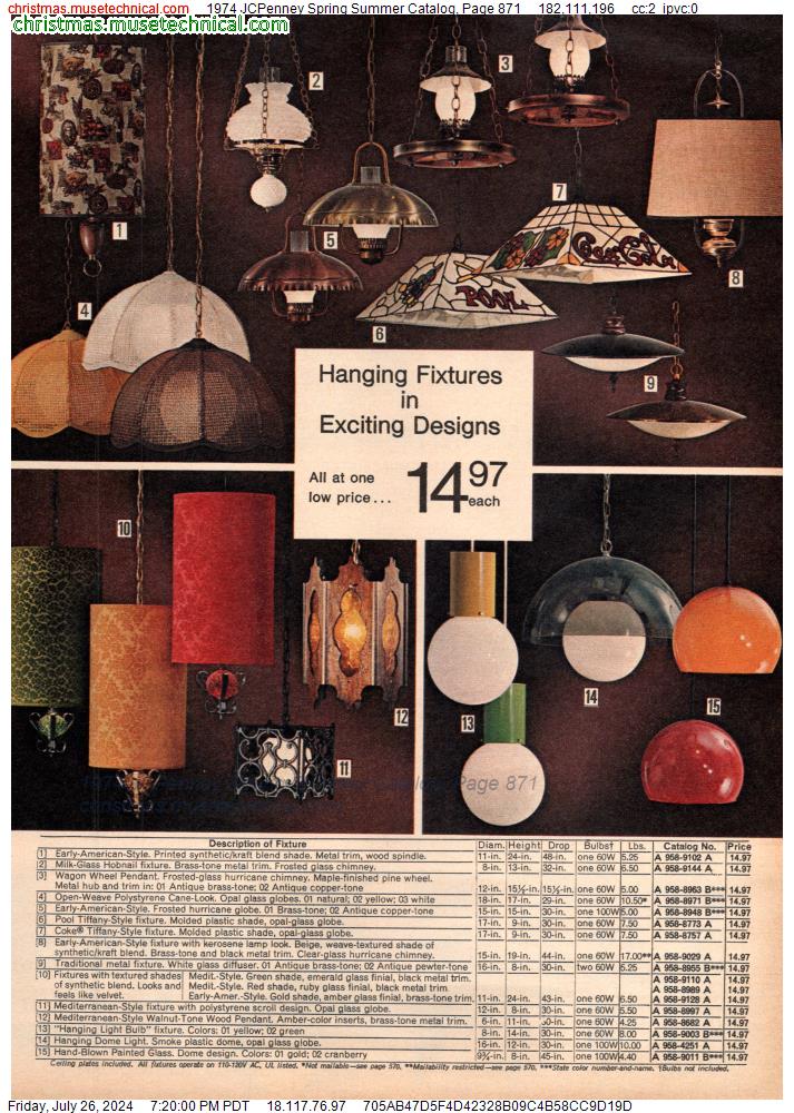 1974 JCPenney Spring Summer Catalog, Page 871