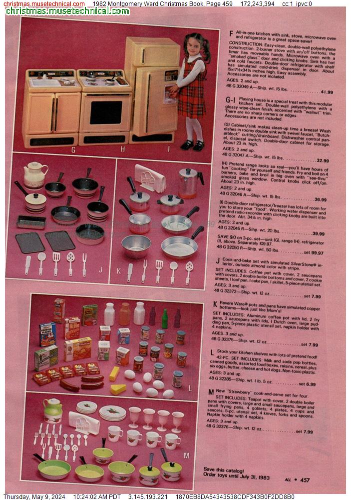1982 Montgomery Ward Christmas Book, Page 459