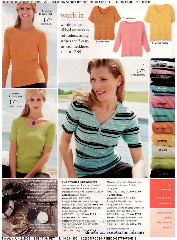 2004 JCPenney Spring Summer Catalog, Page 111