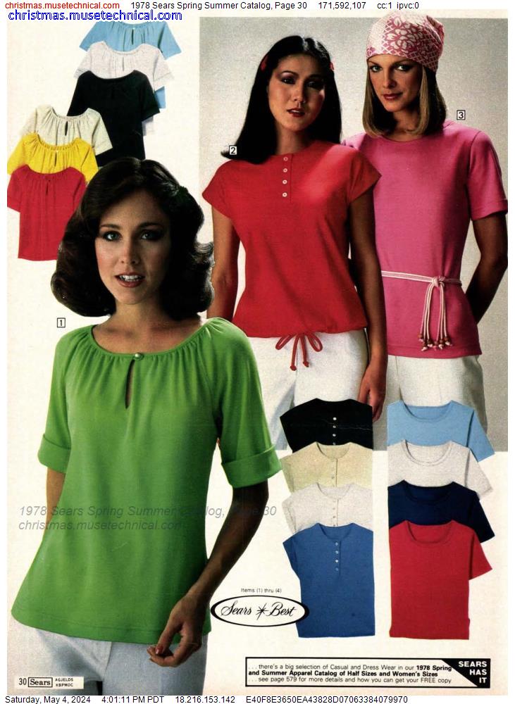1978 Sears Spring Summer Catalog, Page 30