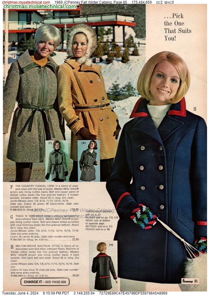 1969 JCPenney Fall Winter Catalog, Page 85
