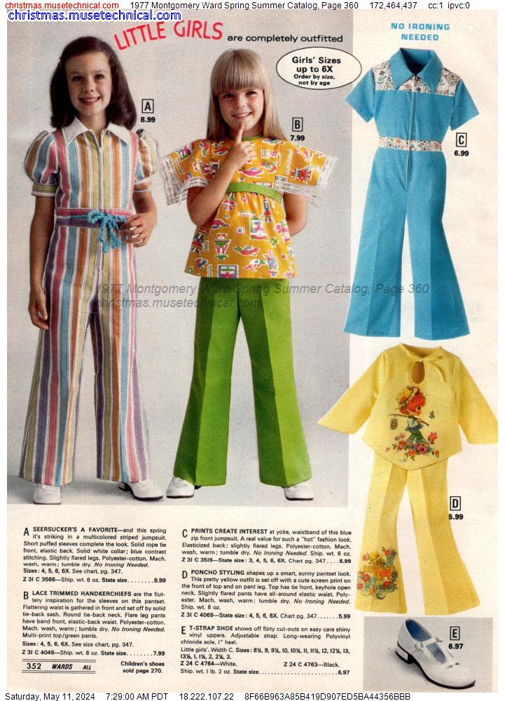 1977 Montgomery Ward Spring Summer Catalog, Page 360
