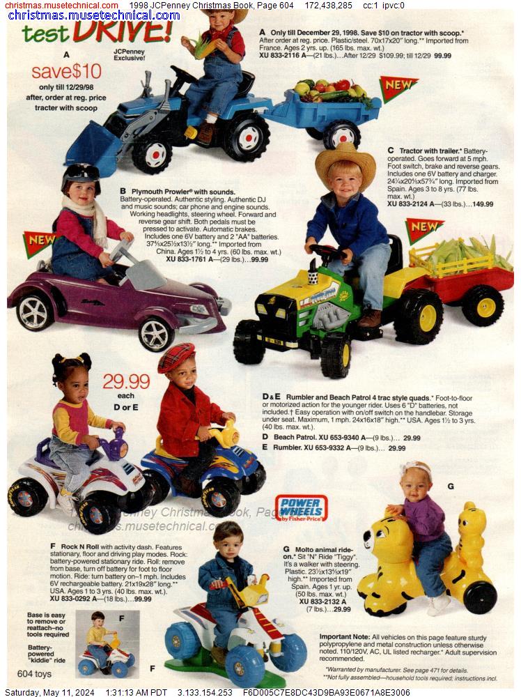 1998 JCPenney Christmas Book, Page 604