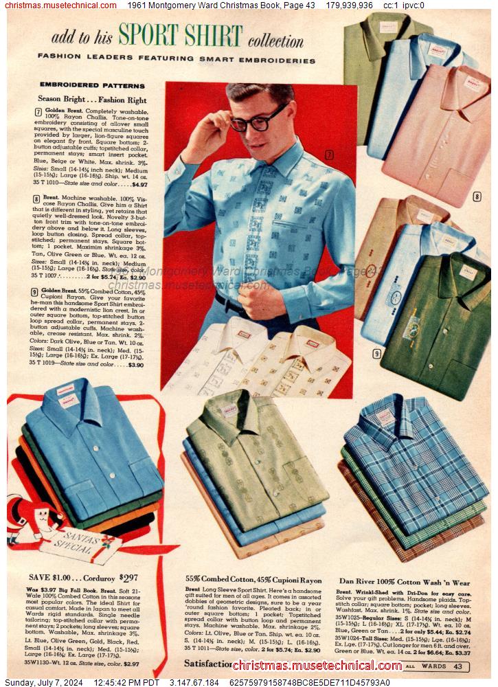 1961 Montgomery Ward Christmas Book, Page 43