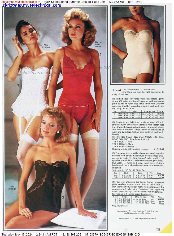 1985 Sears Spring Summer Catalog, Page 220