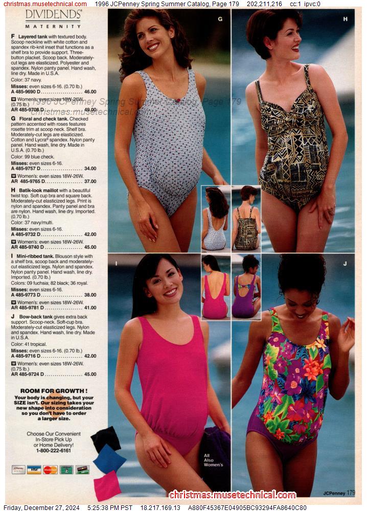 1996 JCPenney Spring Summer Catalog, Page 179