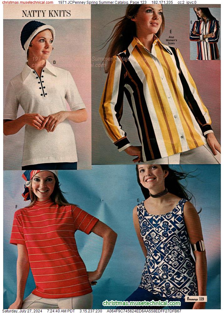 1971 JCPenney Spring Summer Catalog, Page 123