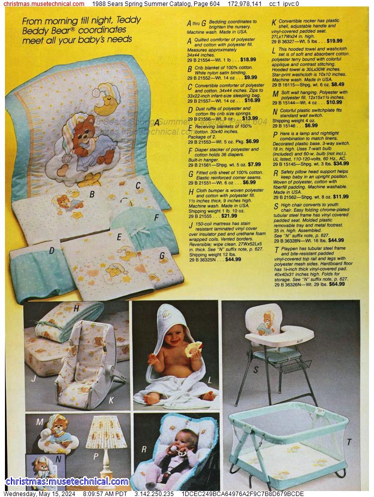 1988 Sears Spring Summer Catalog, Page 604