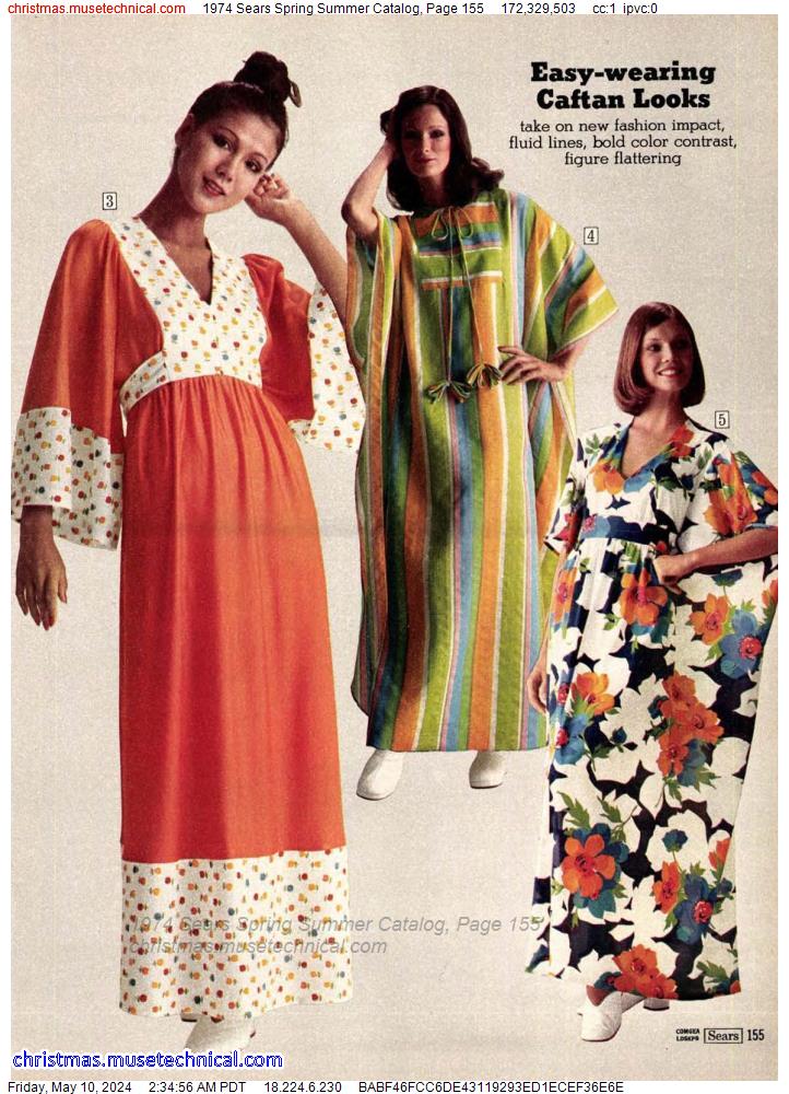 1974 Sears Spring Summer Catalog, Page 155