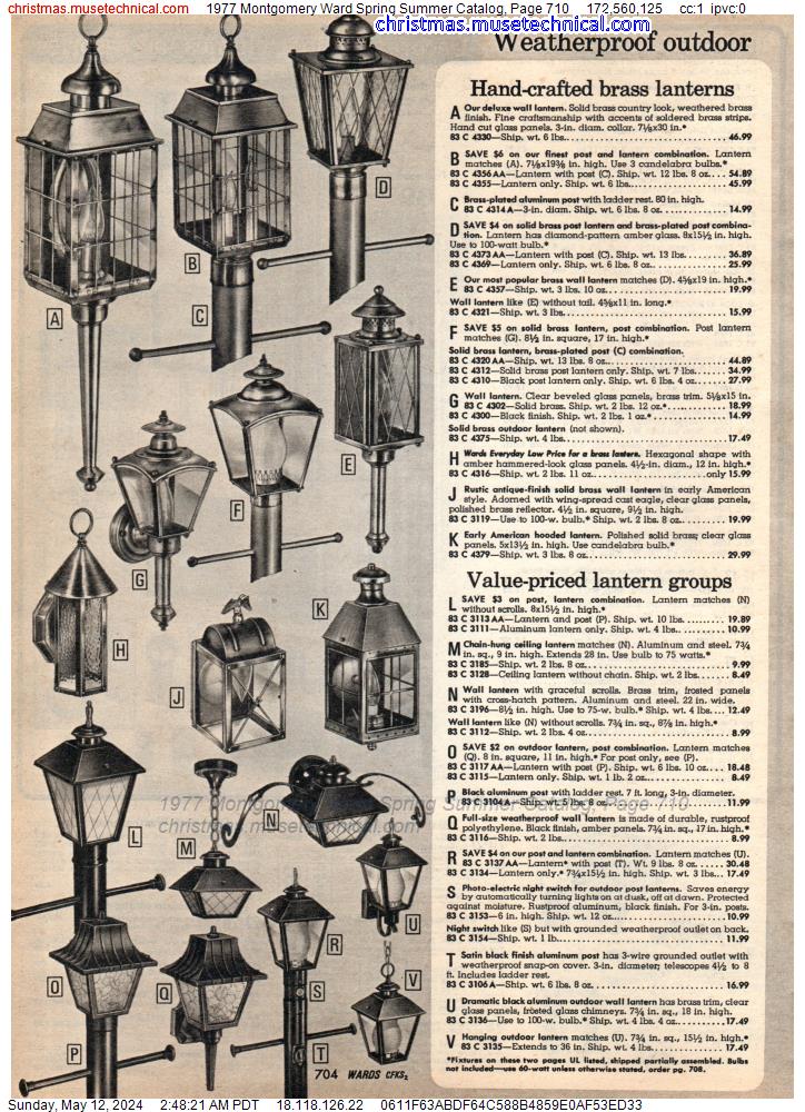 1977 Montgomery Ward Spring Summer Catalog, Page 710