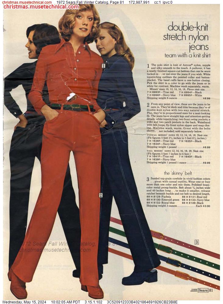 1972 Sears Fall Winter Catalog, Page 81