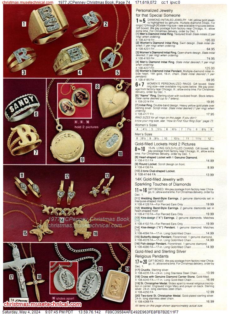 1977 JCPenney Christmas Book, Page 74