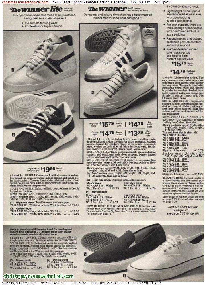 1980 Sears Spring Summer Catalog, Page 298