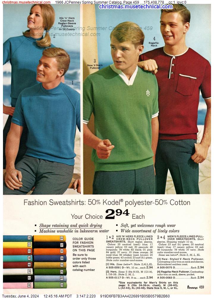1966 JCPenney Spring Summer Catalog, Page 459