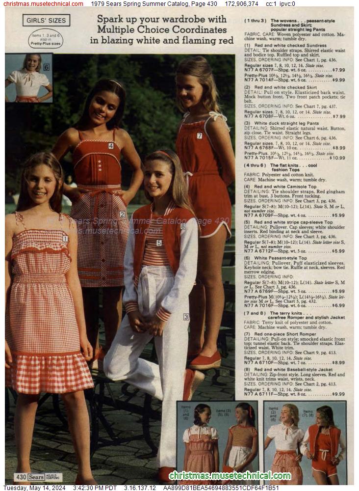 1979 Sears Spring Summer Catalog, Page 430